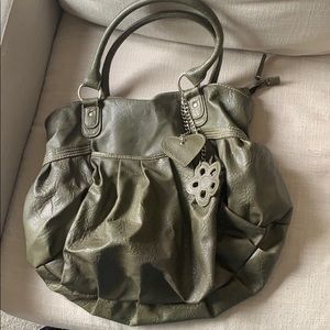 Green handbag